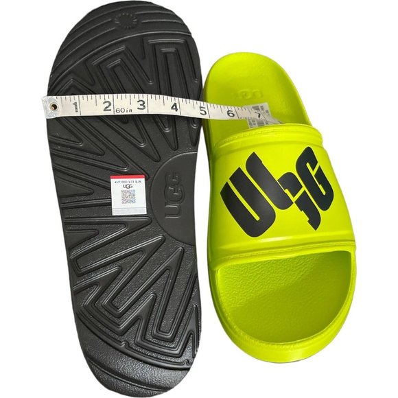 Men’s Slides Size 13 Wilcox Broken Logo Slide Lemon/ Black main image 5